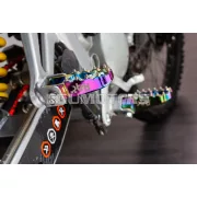 STR8 MX Evo CNC utas lábtartó készlet neokróm, Derbi