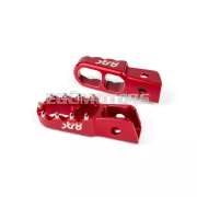 STR8 MX Evo CNC utas lábtartó készlet piros, Derbi