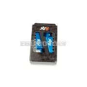 STR8 MX Evo CNC lábtartó készlet kék, Rieju MRT