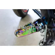 STR8 MX Evo CNC lábtartó készlet neokróm, Rieju MRT