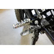 STR8 MX Evo CNC lábtartó készlet ezüst, Rieju MRT