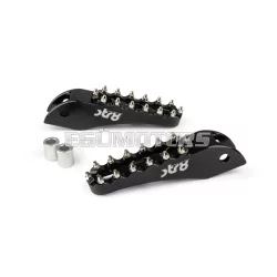 STR8 MX Evo CNC utas lábtartó készlet fekete, Rieju MRT