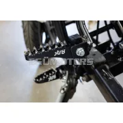 STR8 MX Evo CNC utas lábtartó készlet fekete, Rieju MRT