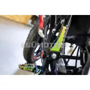 STR8 MX Evo CNC utas lábtartó készlet neokróm, Rieju MRT