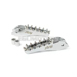 STR8 MX Evo CNC utas lábtartó készlet ezüst, Rieju MRT