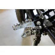 STR8 MX Evo CNC utas lábtartó készlet ezüst, Rieju MRT