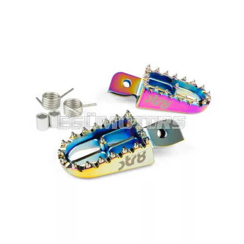 STR8 MX Evo CNC lábtartó készlet neokróm, Beta RR 50