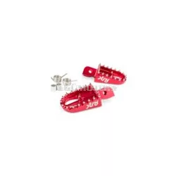 Footpegs STR8 MX Evo Beta RR 50 CNC Red (Set)