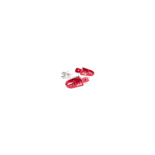 Footpegs STR8 MX Evo Beta RR 50 CNC Red (Set)