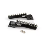 STR8 MX Evo CNC utas lábtartó készlet fekete, Beta RR 50 (2021-ig)