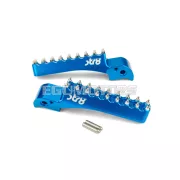 STR8 MX Evo CNC utas lábtartó készlet kék, Beta RR 50 (2021-ig)