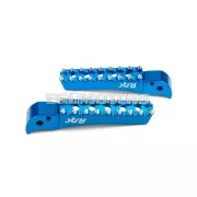 STR8 MX Evo CNC utas lábtartó készlet kék, Beta RR 50 (2021-ig)