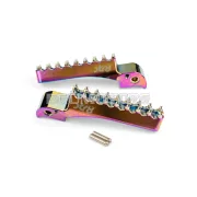 STR8 MX Evo CNC utas lábtartó készlet neokróm, Beta RR 50 (2021-ig)