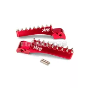 STR8 MX Evo CNC utas lábtartó készlet piros, Beta RR 50 (2021-ig)