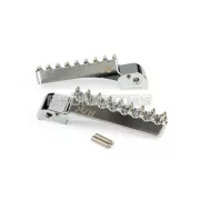 STR8 MX Evo CNC utas lábtartó készlet ezüst, Beta RR 50 (2021-ig)