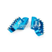 STR8 MX Evo CNC lábtartó készlet kék, Sherco 50