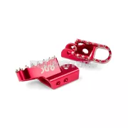 STR8 MX Evo CNC lábtartó készlet piros, Sherco 50