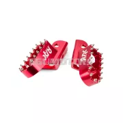 STR8 MX Evo CNC lábtartó készlet piros, Sherco 50