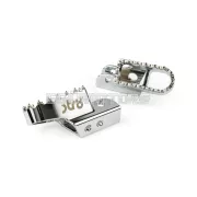 STR8 MX Evo CNC lábtartó készlet ezüst, Sherco 50