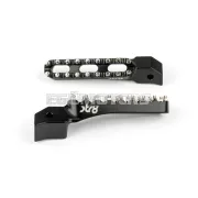 STR8 MX Evo CNC utas lábtartó készlet fekete, Sherco 50