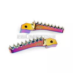 STR8 MX Evo CNC utas lábtartó készlet neokróm, Sherco 50