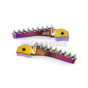 STR8 MX Evo CNC utas lábtartó készlet neokróm, Sherco 50