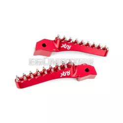 STR8 MX Evo CNC utas lábtartó készlet piros, Sherco 50