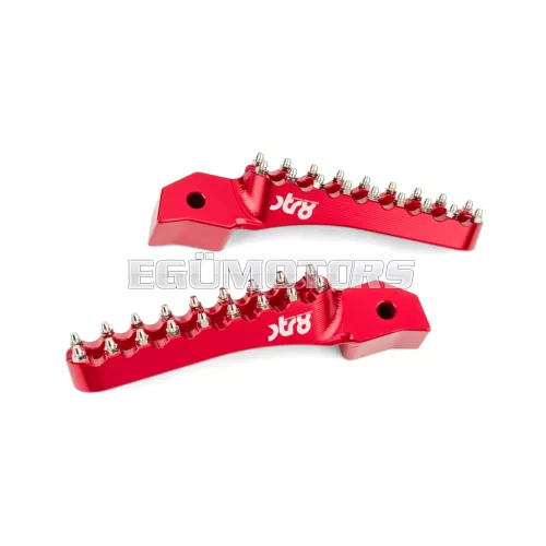 STR8 MX Evo CNC utas lábtartó készlet piros, Sherco 50
