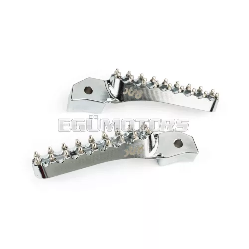 STR8 MX Evo CNC utas lábtartó készlet ezüst, Sherco 50