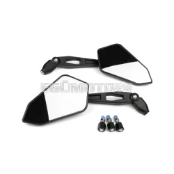   STR8 tükör készlet jobb + bal, közútra engedélyezett, fekete