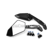 STR8 Street tükör készlet M8/M10 adapterrel, fekete