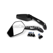 STR8 Street II tükör készlet M8/M10 adapterrel, fekete