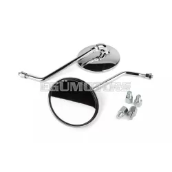 STR8 tükör készlet Vintage kerek, króm, 103mm