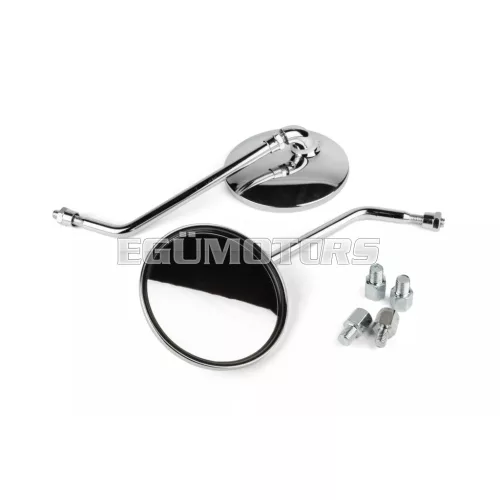 STR8 tükör készlet Vintage kerek, króm, 103mm