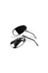 Mirror Set oval chrome M8 right-hand thread (x2)