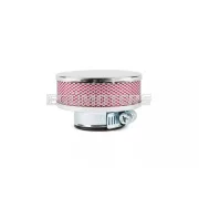 STR8 légszűrő extra lapos, 28/35mm, PHVA/PHBN, króm/piros
