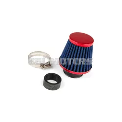 STR8 légszűrő KN típus, kúpos, 28/35mm, egyenes, piros