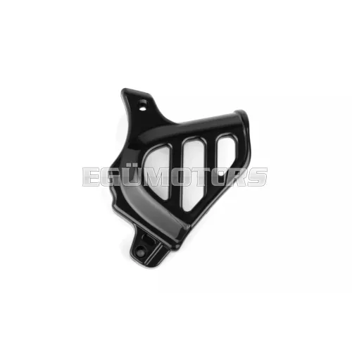 STR8 első fogaskerék fedél / láncvédő fekete, Minarelli AM6