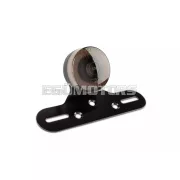 STR8 LED hátsó lámpa kör, fekete, rendszámtartóval