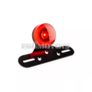 STR8 LED hátsó lámpa kör, piros, rendszámtartóval