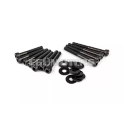   STR8 variátorfedél csavarkészlet fekete, Peugeot Speedfight