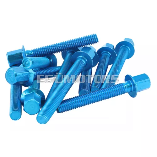 STR8 egyedi csavarok motorfedélhez kék, Peugeot álló