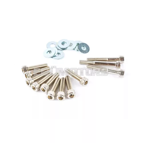 STR8 CVT fedél csavarkészlet króm, Yamaha BW's / Slider