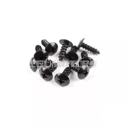 STR8 idomcsavar készlet fekete, M5x12, alu, 10 db