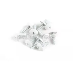 STR8 idomcsavar készlet fehér, M5x12, alu, 10 db