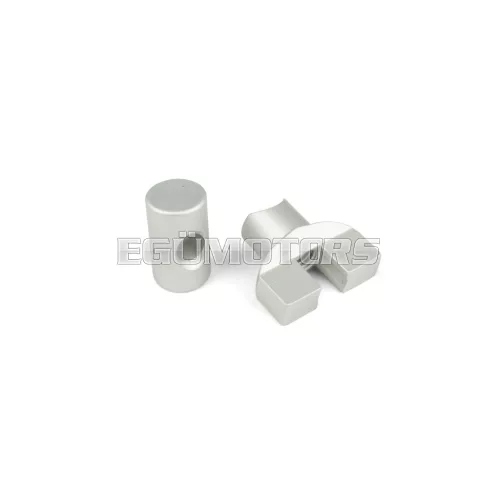 STR8 fékbowden-állító M6 alumínium, ezüst