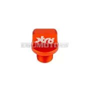 STR8 olajbetöltő sapka New Style, alu, narancs, Minarelli