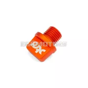 STR8 olajbetöltő sapka New Style, alu, narancs, Minarelli