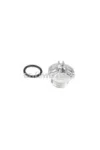 Oil Filler Cap Str8 Derbi silver