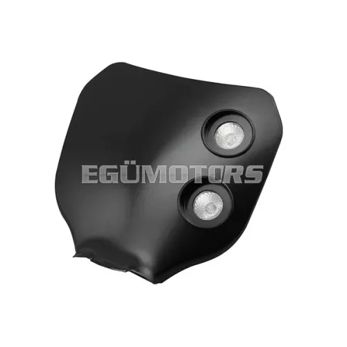 STR8 halogén fényszóró Enduro CROSS, fekete